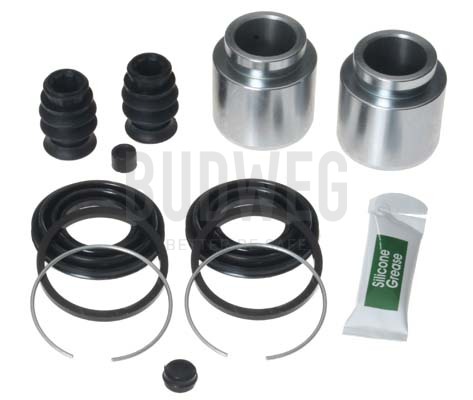 Set reparatie etrier MITSUBISHI L400 bus (PD_W, PC_W, PA_V, PB_V, PA_W) 2.4 (PA4W) benzina 128 cai BUDWEG CALIPER 2090148