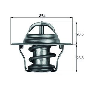 Termostat lichid racire MITSUBISHI OUTLANDER II (CW_W) 2.0 DI-D (CW8W) diesel 140 cai MAHLE ORIGINAL TX 14 87D