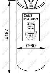 Uscator aer conditionat MITSUBISHI ECLIPSE I (D2_A) 2.0 i 16V 4WD (D22A, D27A) benzina 150 cai NRF 33327