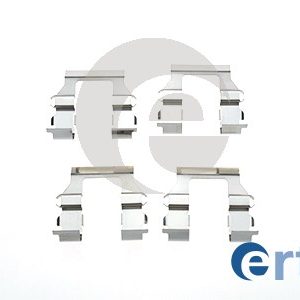 Set accesorii placute frana MITSUBISHI GALANT VII limuzina (E5_A, E7_A, E8_A) 2.5 V6-24 4WD (E88A) benzina 170 cai ERT 420132