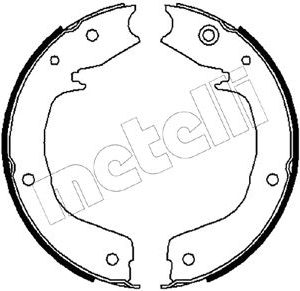 Set saboti frana frana de mana MITSUBISHI PAJERO CLASSIC (V2_W, V6_W, V7_W) 3.2 DI-D (V68W, V78W) diesel 170 cai METELLI 53-0267