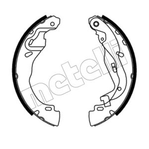 Set saboti frana MITSUBISHI COLT VII hatchback (VB_) 1.6 Hybrid (VBEH6) benzina/elector 143 cai METELLI 53-0749