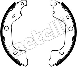 Set saboti frana MITSUBISHI ASX (VSX_, VSE_) 1.3 MHEV (VSXG3) benzina/elector 140 cai METELLI 53-0775