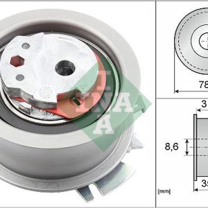 Rola intinzator curea distributie MITSUBISHI GRANDIS (NA_W) 2.0 DI-D (NA8W) diesel 140 cai INA 531 0628 30
