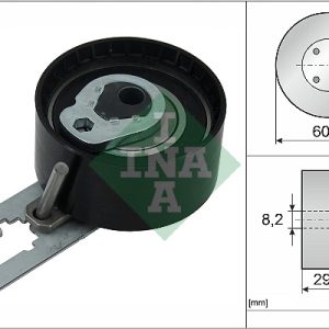 Rola intinzator curea distributie MITSUBISHI ASX (GA_W_) 1.6 DI-D 4WD diesel 114 cai INA 531 0850 10