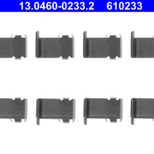 Set accesorii placute frana MITSUBISHI LANCER V (CB_A, CD_A, CE_A) 2.0 Diesel (CB8A) diesel 68 cai ATE 13.0460-0233.2