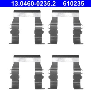 Set accesorii placute frana MITSUBISHI GALANT VII limuzina (E5_A, E7_A, E8_A) 2.5 V6-24 4WD (E88A) benzina 170 cai ATE 13.0460-0235.2