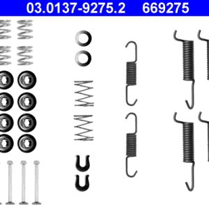 Set accesorii saboti frana parcare MITSUBISHI PAJERO CLASSIC (V2_W, V6_W, V7_W) 2.5 TD (V24W) diesel 115 cai ATE 03.0137-9275.2