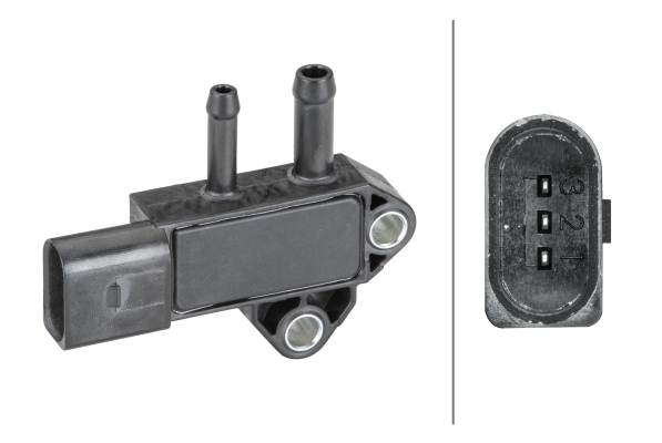 Senzor presiune gaze evacuare MITSUBISHI L200 / TRITON (KA_T, KB_T) 2.5 DI-D (KA4T) diesel 128 cai HELLA 6PP 009 409-361