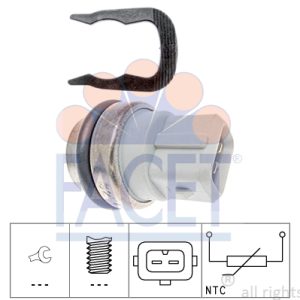 Senzor temperatura lichid de racire MITSUBISHI CARISMA limuzina (DA_) 1.9 TD (DA4A) diesel 90 cai FACET 7.3254