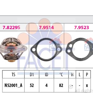 Termostat lichid racire MITSUBISHI GALANT VI (E3_A) 1.8 (E32A) benzina 90 cai FACET 7.8229