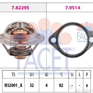 Termostat lichid racire MITSUBISHI COLT III (C5_A) 1.8 GTi 16V Cat (C58A) benzina 136 cai FACET 7.8437