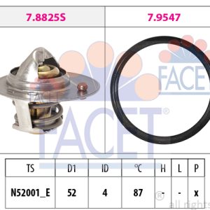 Termostat lichid racire MITSUBISHI MIRAGE / SPACE STAR VI hatchback (A0_A) 1.2 (A03A) benzina 80 cai FACET 7.8825