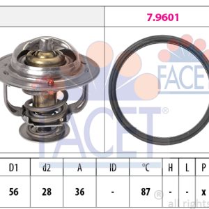 Termostat lichid racire MITSUBISHI LANCER VIII (CY_A, CZ_A) 1.8 Bifuel (CY3A, CY6A) Benzina/Autogaz (GPL) 143 cai FACET 7.8828