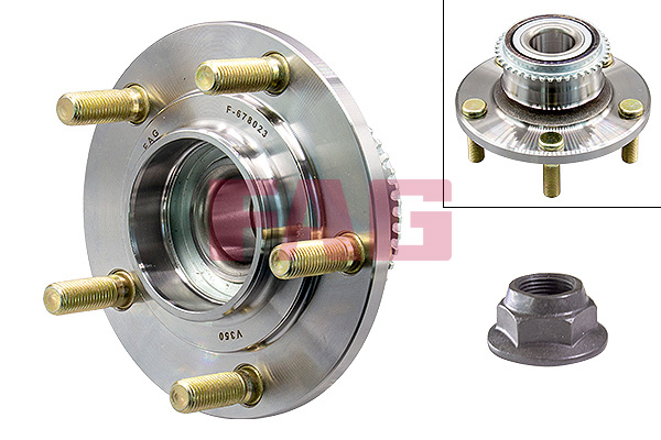 Set rulment roata MITSUBISHI OUTLANDER I (CU_W) 2.4 HDD Mivec (CU5W) benzina 160 cai FAG 713 6197 60