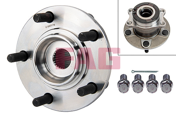 Set rulment roata MITSUBISHI ASX Van (GA_W_) 1.8 DI-D 4WD diesel 150 cai FAG 713 6198 90