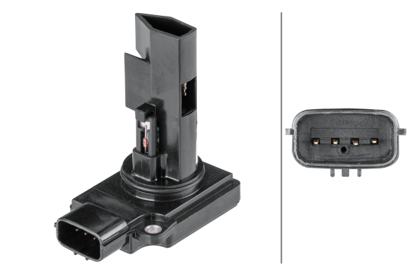 Senzor debit aer MITSUBISHI LANCER VIII (CY_A, CZ_A) 2.0 i Ralliart 4WD (CY4A) benzina 241 cai HELLA 8ET 358 095-391