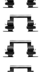 Set accesorii placute frana MITSUBISHI GALANT VIII (EA_) 2.0 TDI (EA6A) diesel 90 cai TEXTAR 82507300