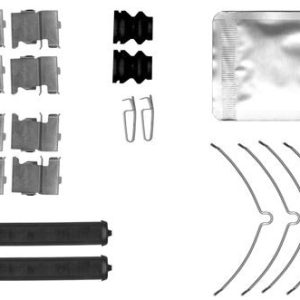 Set accesorii placute frana MITSUBISHI ECLIPSE CROSS (GK_, GL_) 2.2 DiD 4WD (GK9W) diesel 148 cai TEXTAR 82561300