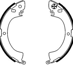 Set saboti frana MITSUBISHI L 300 / DELICA II bus (L03_P/G, L0_2P) 2.0 4WD (L037G) benzina 88 cai TEXTAR 91035200
