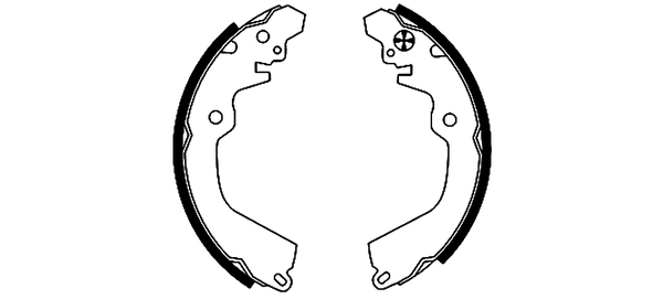 Set saboti frana MITSUBISHI CARISMA limuzina (DA_) 1.8 (DA2A) benzina 115 cai TEXTAR 91047100