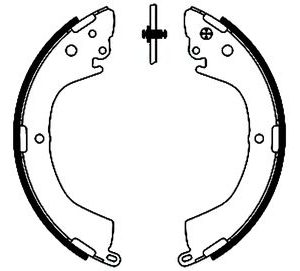 Set saboti frana MITSUBISHI L400 bus (PD_W, PC_W, PA_V, PB_V, PA_W) 2.0 16V (PA3V/W, PB3V, PA3W) benzina 115 cai TEXTAR 91050600