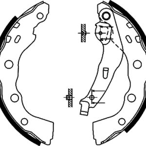 Set saboti frana MITSUBISHI CARISMA limuzina (DA_) 1.9 DI-D (DA5A) diesel 115 cai TEXTAR 91056400