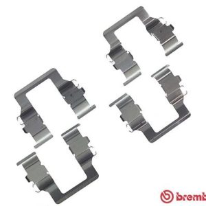 Set accesorii placute frana MITSUBISHI PAJERO CLASSIC (V2_W, V6_W, V7_W) 2.5 TD (V24W) diesel 115 cai BREMBO A 02 201