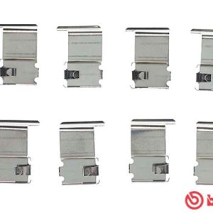 Set accesorii placute frana MITSUBISHI COLT IV (CA_A) 1.3 GLi 12V (CA1A) benzina 75 cai BREMBO A 02 242