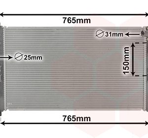 Radiator racire motor MITSUBISHI ASX (GA_W_) 1.6 DI-D diesel 114 cai VAN WEZEL 09012707