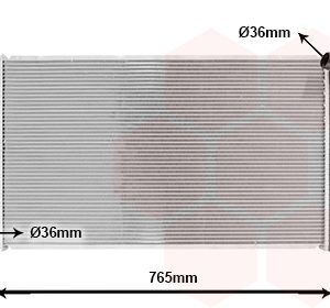 Radiator racire motor MITSUBISHI LANCER VIII (CY_A, CZ_A) 2.0 i 4WD (CZ4A) benzina 154 cai VAN WEZEL 32002201