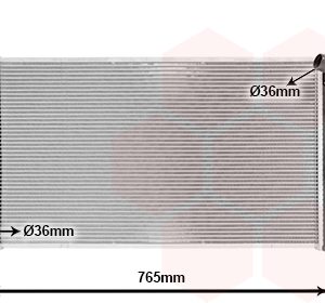 Radiator racire motor MITSUBISHI OUTLANDER II (CW_W) 2.0 (CW4W) benzina 147 cai VAN WEZEL 32002207