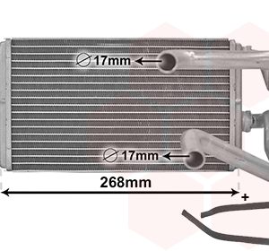 Schimbator caldura incalzire habitaclu MITSUBISHI LANCER VIII Sportback (CX_A) 1.8 DI-D diesel 116 cai VAN WEZEL 32006259