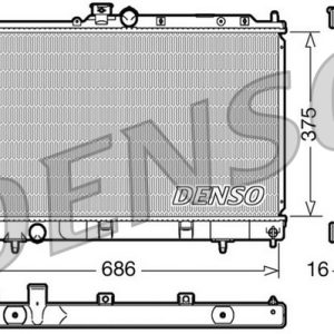 Radiator racire motor MITSUBISHI LANCER VII combi (CS_W, CT_W) 2.0 (CS9W) benzina 135 cai DENSO DRM45025