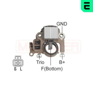 Regulator alternator MITSUBISHI GALANT VII limuzina (E5_A, E7_A, E8_A) 2.0 GLSI 4WD (E75A) benzina 137 cai ERA 215563