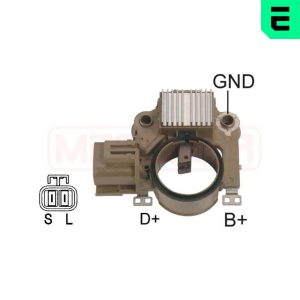 Regulator alternator MITSUBISHI L 300 III bus (P0_W, P1_W, P2_W, P3_W) 2.5 D (P05W, P15W, P25W) diesel 69 cai ERA 215570