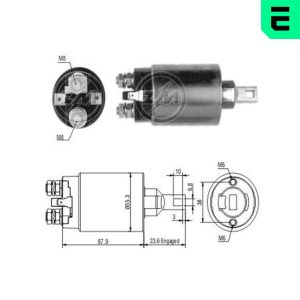 Solenoid electromotor MITSUBISHI L200 (K3_T, K2_T, K1_T, K0_T) 2.5 D 4WD (K24T) diesel 70 cai ERA ZM893