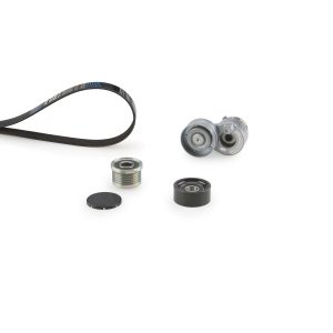 Set curea transmisie cu caneluri MITSUBISHI CARISMA (DA_) 1.9 DI-D (DA5A) diesel 102 cai GATES K166PK1795