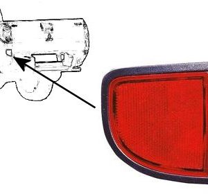 Reflector MITSUBISHI L200 / TRITON (KA_T, KB_T) 2.5 DI-D (KA4T) diesel 136 cai VAN WEZEL 3295929