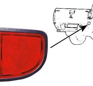 Reflector MITSUBISHI L200 / TRITON (KA_T, KB_T) 2.5 DI-D 4WD (KB4T) diesel 136 cai VAN WEZEL 3295930