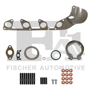 Set montaj turbocompresor MITSUBISHI LANCER VIII Sportback (CX_A) 2.0 DI-D (CX8A) diesel 140 cai FA1 KT110130