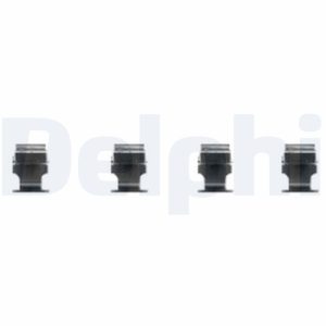 Set accesorii placute frana MITSUBISHI PAJERO CLASSIC (V2_W, V6_W, V7_W) 2.5 TD (V24W) diesel 115 cai DELPHI LX0468