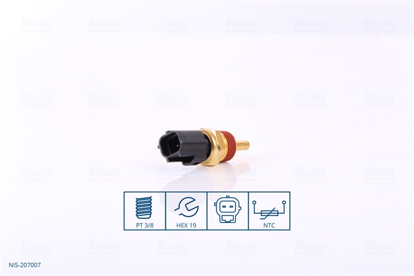 Senzor temperatura lichid de racire MITSUBISHI OUTLANDER III (GG_W, GF_W, ZJ, ZL, ZK) 2.4 Hybrid 4WD (GG3W) benzina/elector 208 cai NISSENS 207007