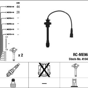 Set cablaj aprindere MITSUBISHI CARISMA limuzina (DA_) 1.8 (DA2A) benzina 115 cai NGK 4104