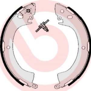 Set saboti frana MITSUBISHI L200 (K3_T, K2_T, K1_T, K0_T) 2.0 4WD (K32T, K22T) benzina 102 cai BREMBO S 54 506