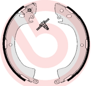 Set saboti frana MITSUBISHI L200 (K3_T, K2_T, K1_T, K0_T) 2.5 D 4WD (K24T) diesel 70 cai BREMBO S 54 506