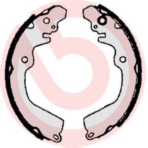 Set saboti frana MITSUBISHI LANCER V (CB_A, CD_A, CE_A) 1.6 (CB4A) benzina 90 cai BREMBO S 54 509