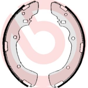 Set saboti frana MITSUBISHI L 300 III bus (P0_W, P1_W, P2_W, P3_W) 1.6 (P02W, P12W) benzina 69 cai BREMBO S 54 511