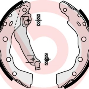 Set saboti frana MITSUBISHI CARISMA (DA_) 1.8 MSX - 16V (DA2A) benzina 140 cai BREMBO S 54 515