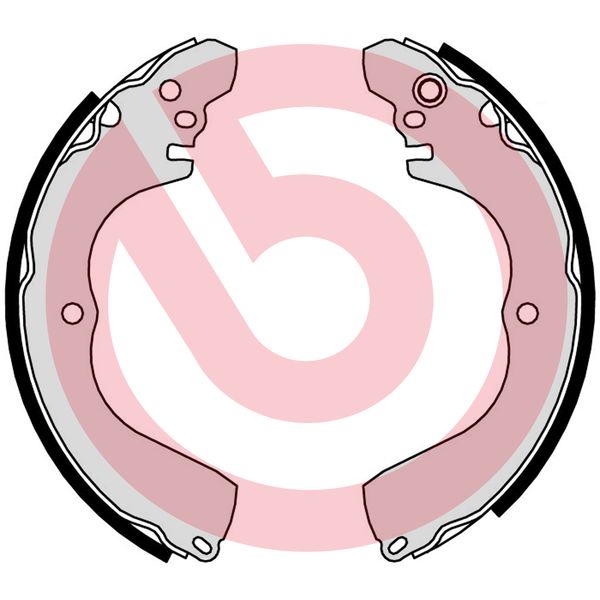 Set saboti frana MITSUBISHI OUTLANDER I (CU_W) 2.4 4WD (CU5W) benzina 162 cai BREMBO S 54 525